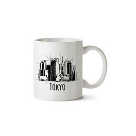 Tokyo City Skyline Cool Japan Souvenir Baskılı Kupa