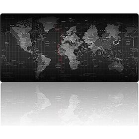 Tokyo Dünya Haritası Desenli 90x40 cm Xxl Mouse Pad