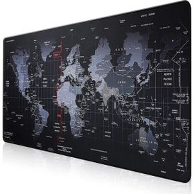 Tokyo Dünya Haritası Desenli 90x40 cm Xxl Mouse Pad