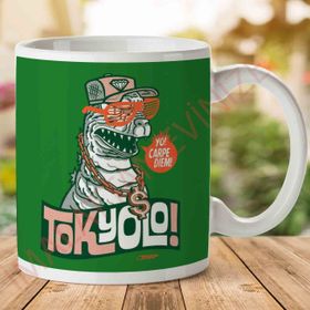Tokyolo Yo Carpe Diem Godzilla Baskılı Kupa