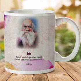 Tolstoy Kötü İnsan Baskılı Kupa