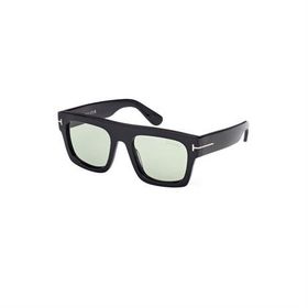 Tom Ford TF 0711 01N 53 Unisex Kare Siyah Kemik Güneş Gözlüğü