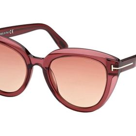 Tom Ford TF0938 69T 53 Bordo Şeffaf Kadın Güneş Gözlüğü