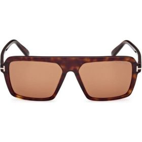 Tom Ford TF1176 52E 56 Kahverengi Unisex Güneş Gözlüğü