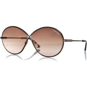 Tom Ford TF564 48G 64 9 140 Kahverengi Rania 02 Kadın Metal Güneş Gözlüğü