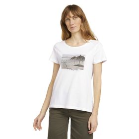 Tom Tailor 10315 Whisper White Kadın T-Shirt