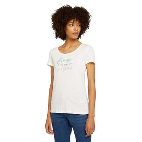 Tom Tailor 10315 Whisper White Kadın T-Shirt