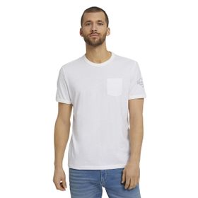 Tom Tailor 10332 Açık Beyaz Erkek T-Shirt