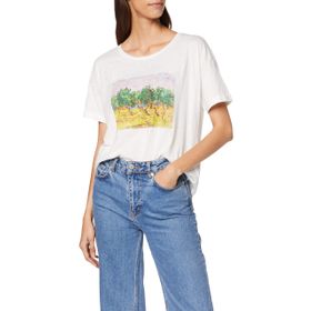 Tom Tailor 10332 Açık Beyaz Kadın T-Shirt