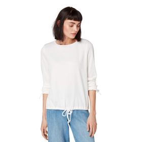 Tom Tailor 10332 Açık Beyaz Kadın T-Shirt