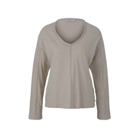 Tom Tailor 10336 Açık Cashew Bej Kadın T-Shirt