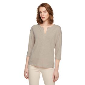 Tom Tailor 10336 Açık Cashew Bej Kadın T-Shirt