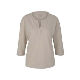 Tom Tailor 10336 Açık Cashew Bej Kadın T-Shirt