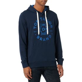 Tom Tailor 1034360 Gök Mavisi Erkek Baskılı Sweatshirt