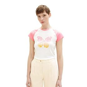 Tom Tailor 10348 Beyaz Gardenia White Denim Kadın T-shirt