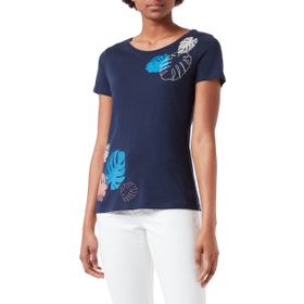 Tom Tailor 10360 Mavi Baskılı Kadın T-Shirt