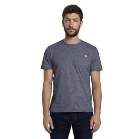Tom Tailor 10435 Koyu Mavi Şerit Erkek T-shirt