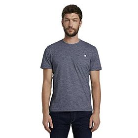 Tom Tailor 10435 Koyu Mavi Şerit Erkek T-shirt