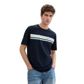 Tom Tailor 10668 Gök Mavisi Denim Erkek Basic Bisiklet Yaka T-shirt