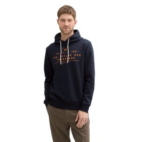 Tom Tailor 10668 Gök Mavisi Logo Baskılı Erkek Sweatshirt
