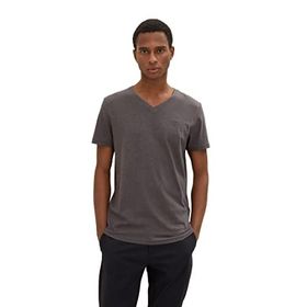 Tom Tailor 11086 Koyu Gri Melanj Erkek T-Shirt