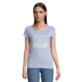 Tom Tailor 11486 Brunnera Blue Kadın T-Shirt