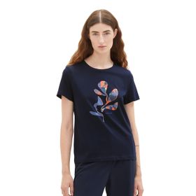 Tom Tailor 11758 Gece Yelken Baskılı Kadın T-shirt
