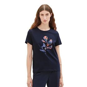 Tom Tailor 11758 Gece Yelken Baskılı Kadın T-shirt