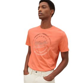 Tom Tailor 11834 Yumuşak Şeftali Turuncu Erkek T-Shirt