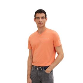 Tom Tailor 11834 Yumuşak Şeftali Turuncu Erkek T-Shirt