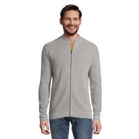 Tom Tailor 12035 Gri Grey Heather Melanj Erkek Örgü Ceket