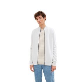 Tom Tailor 12035 Gri Grey Heather Melanj Erkek Örgü Ceket