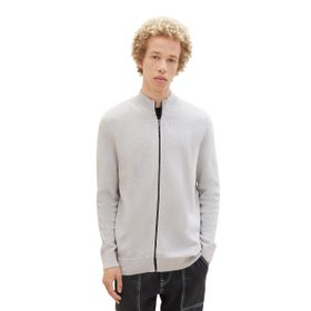 Tom Tailor 12035 Gri Grey Heather Melanj Erkek Örgü Ceket