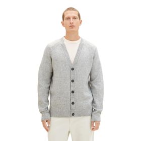 Tom Tailor 12035 Gri Grey Heather Melanj Erkek Örgü Ceket