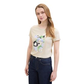 Tom Tailor 12365 Dusty Bej Kadın T-shirt