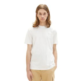 Tom Tailor 12906 Yün Beyaz Denim Erkek T-shirt