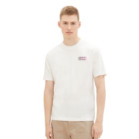 Tom Tailor 12906 Yün Beyaz Denim Erkek T-shirt