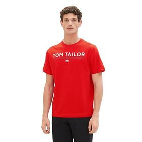 Tom Tailor 13189 Temel Kırmızı Erkek T-shirt