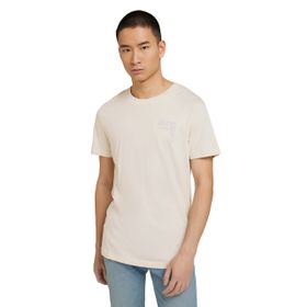 Tom Tailor 13808 Krem Erkek T-Shirt