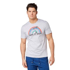 Tom Tailor 15398 Açık Taş Gri Melanj Erkek T-Shirt