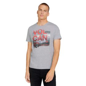 Tom Tailor 15398 Açık Taş Gri Melanj Erkek T-Shirt
