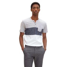 Tom Tailor 15398 Açık Taş Gri Melanj Erkek T-Shirt
