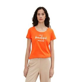 Tom Tailor 15612 Ateş Kırmızı Kadın T-shirt