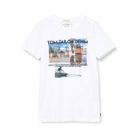 Tom Tailor 20000 Beyaz Erkek T-Shirt