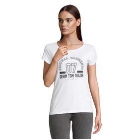 Tom Tailor 20000 White Kadın T-Shirt