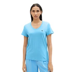 Tom Tailor 21184 Yumuşak Bulut Mavisi Kadın T-shirt