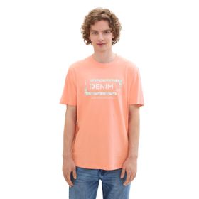 Tom Tailor 21237 Şeffaf Mercan Denim Erkek T-shirt
