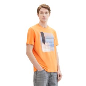 Tom Tailor 22195 Meyveli Kavun Turuncu Erkek T-shirt