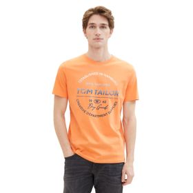 Tom Tailor 22195 Meyveli Kavun Turuncu Erkek T-shirt