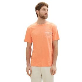 Tom Tailor 22195 Meyveli Kavun Turuncu Erkek T-shirt